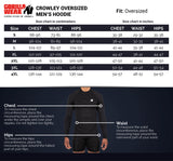 Gorilla Wear Crowley Oversized Men's Hoodie, washed grey