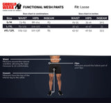 Gorilla Wear Functional Mesh Pants, Svart / Grön