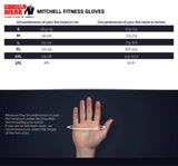 Gorilla Wear Mitchell Training Gloves, black/red