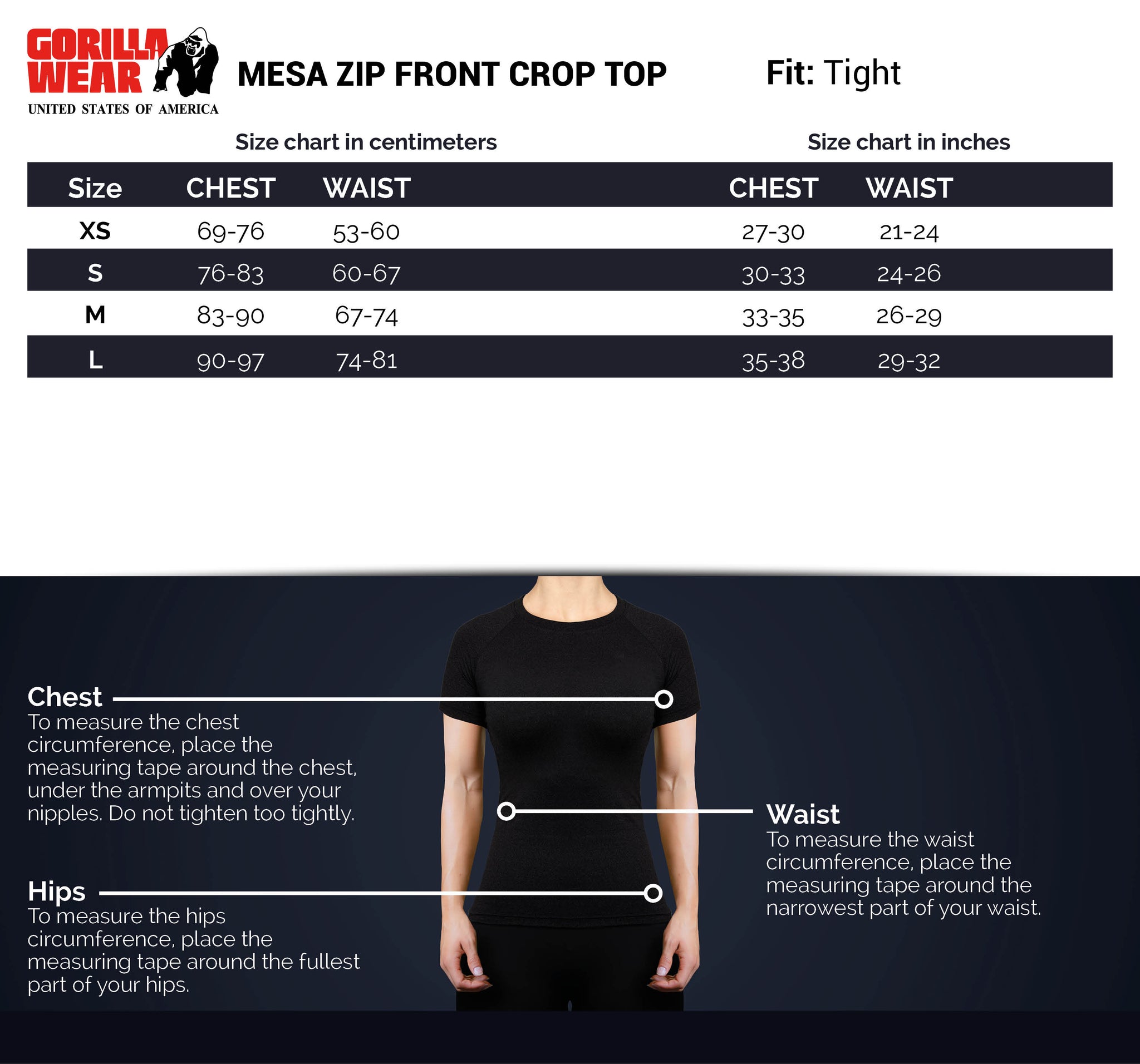 Gorilla Wear Mesa Zip Front Crop Top, burgundy red