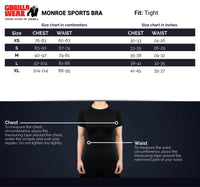 Gorilla Wear Monroe Sports Bra, black