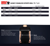 Gorilla Wear Quincy Seamless Sports Bra, grey melange