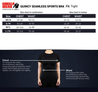 Gorilla Wear Quincy Seamless Sports Bra, grey melange