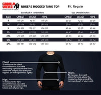 Gorilla Wear Rogers Hooded Tank Top, army green