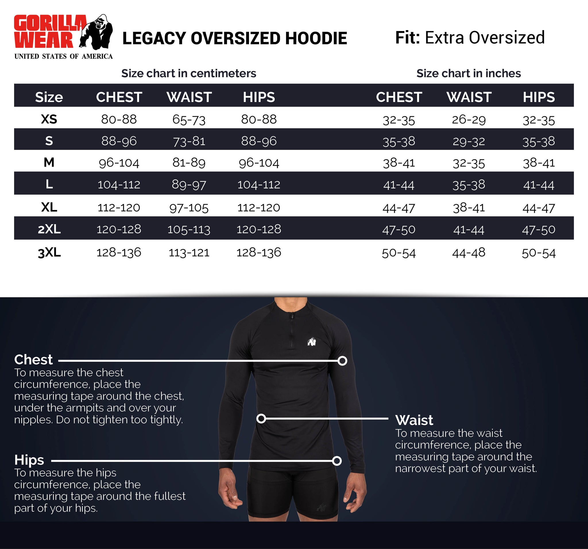 Gorilla Wear Scottsdale Track Jacket, black