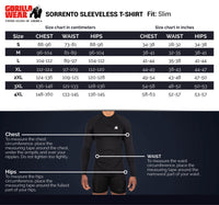 Gorilla Wear Sorrento Sleeveless T-Shirt, black