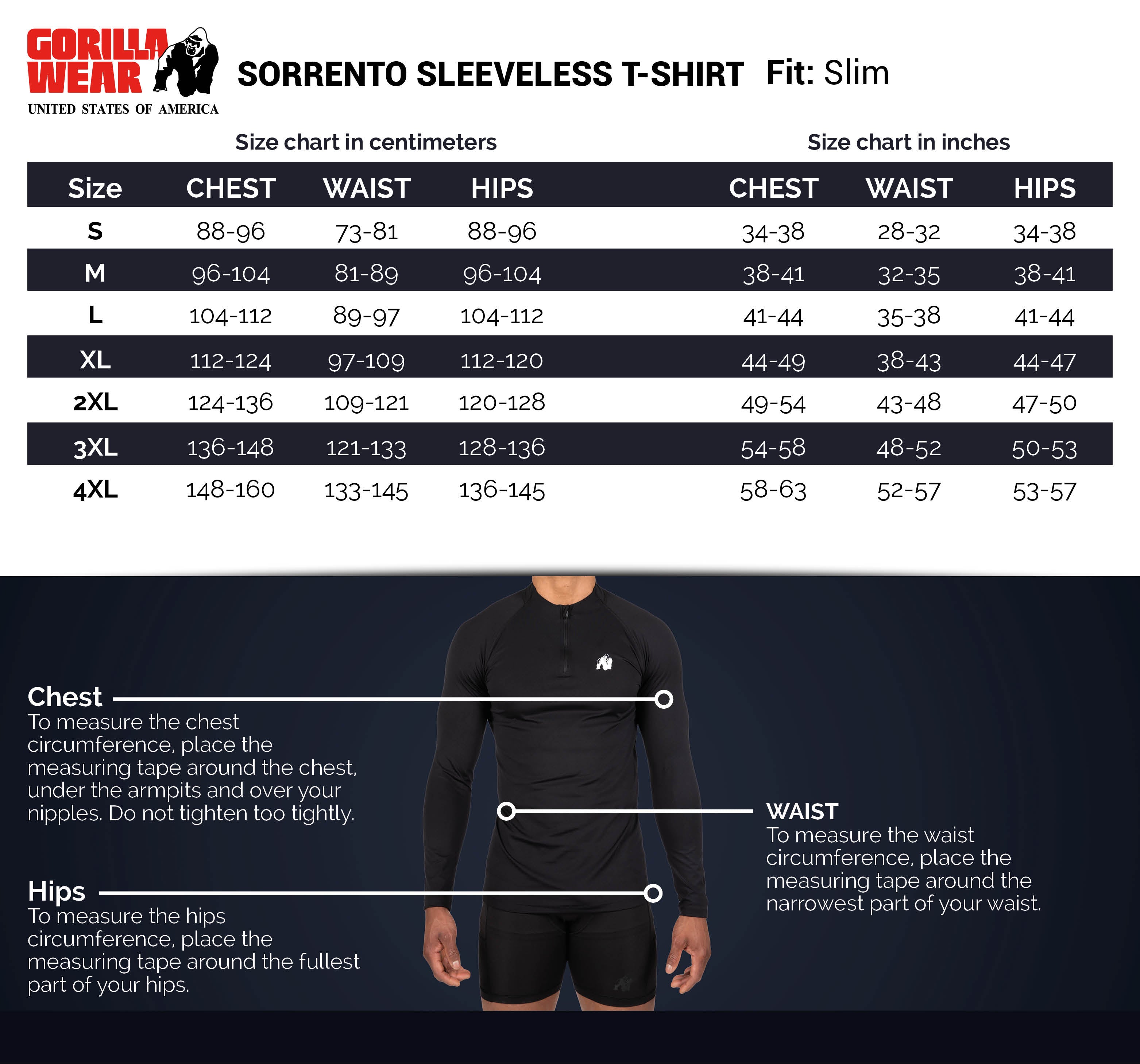 Gorilla Wear Sorrento Sleeveless T-Shirt, grey