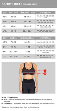 Gorilla Wear Olivia Seamless Sports Bra, black