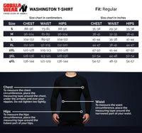 Gorilla Wear Washington T-Shirt, black