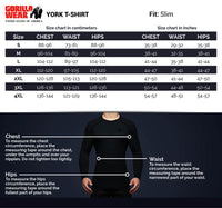 Gorilla Wear York T-Shirt, black