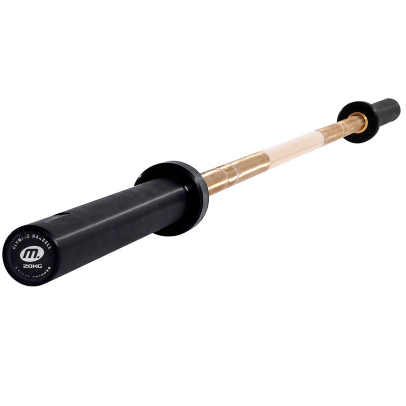 Skivstång INT. Guld 220 cm, 20kg – Titan – Premiumstång för seriös styrketräning