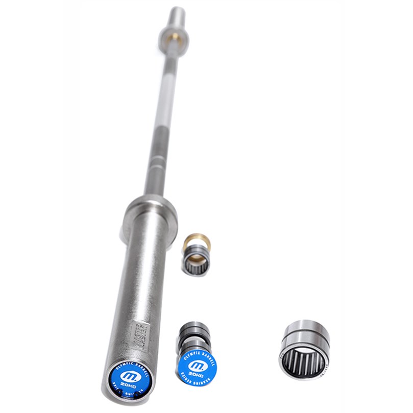 Master Fitness Internationell Silver Skivstång 28mm, Silver - Hållbar, Ergonomisk, 5 års garanti, Inomhusbruk