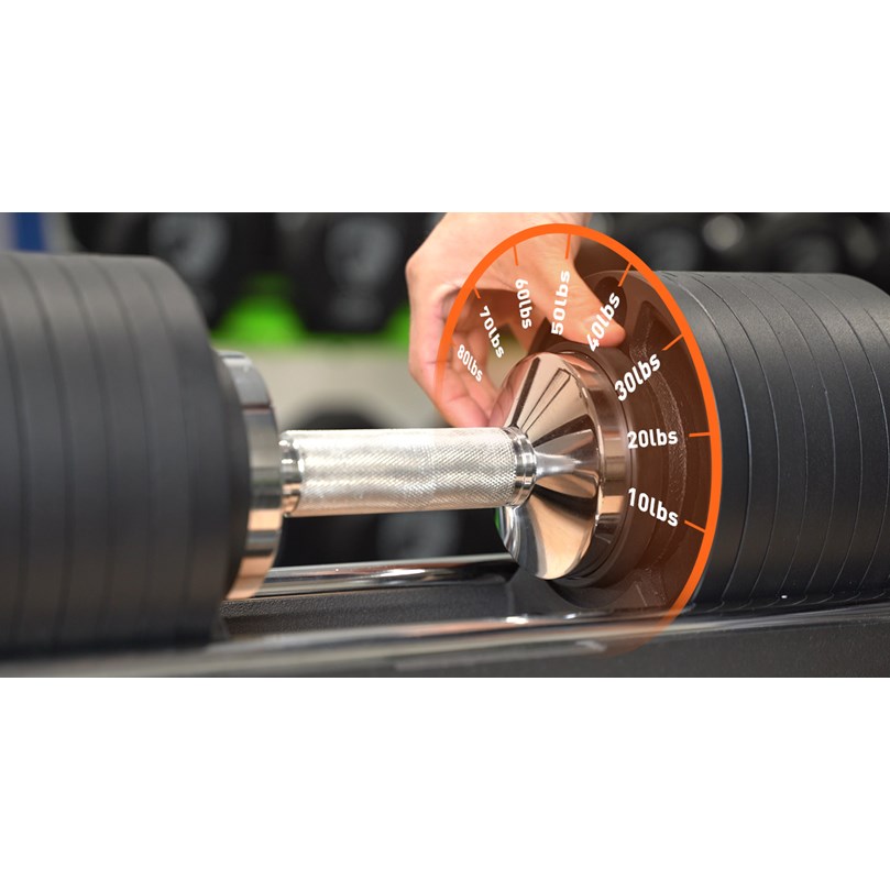 Snode AD80 Justerbara Hantlar – 4,5 – 36 kg