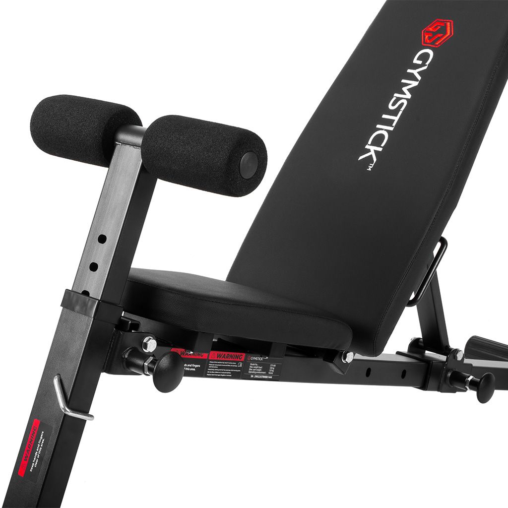 Gymstick Multi Bench Multibänk - Kompakt, lätt att vika ihop och perfekt för dig som vill träna rygg, mage och sidomuskler