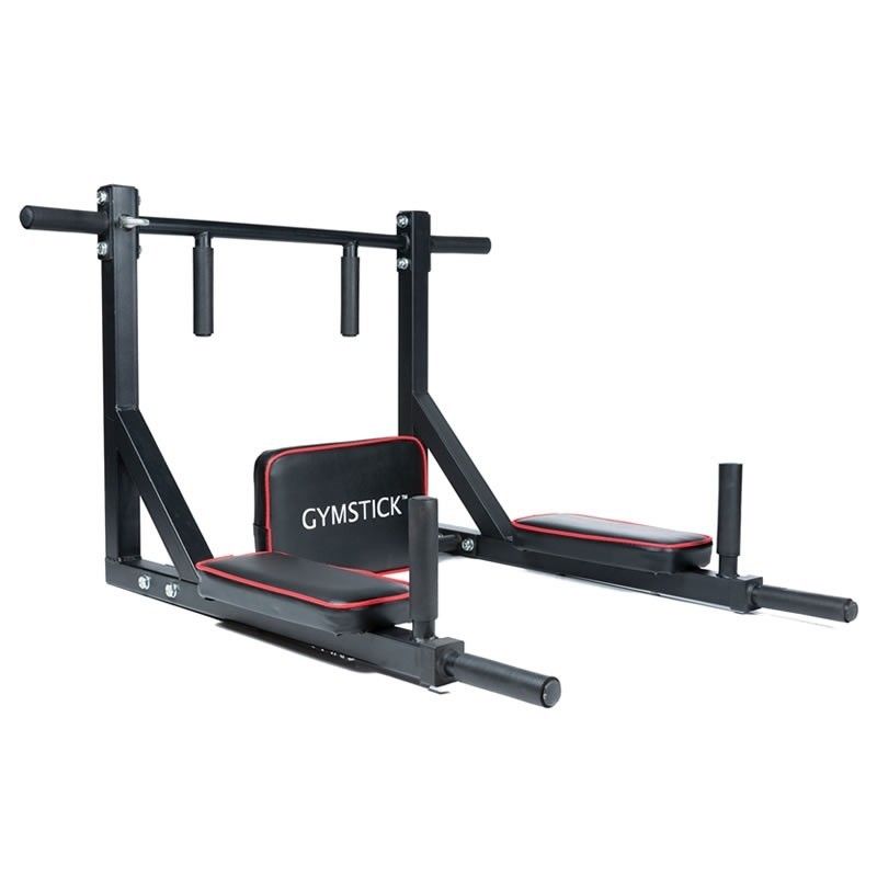 Gymstick Pull-Up & Dip Rack Väggmonterad Multifunktionell Rack