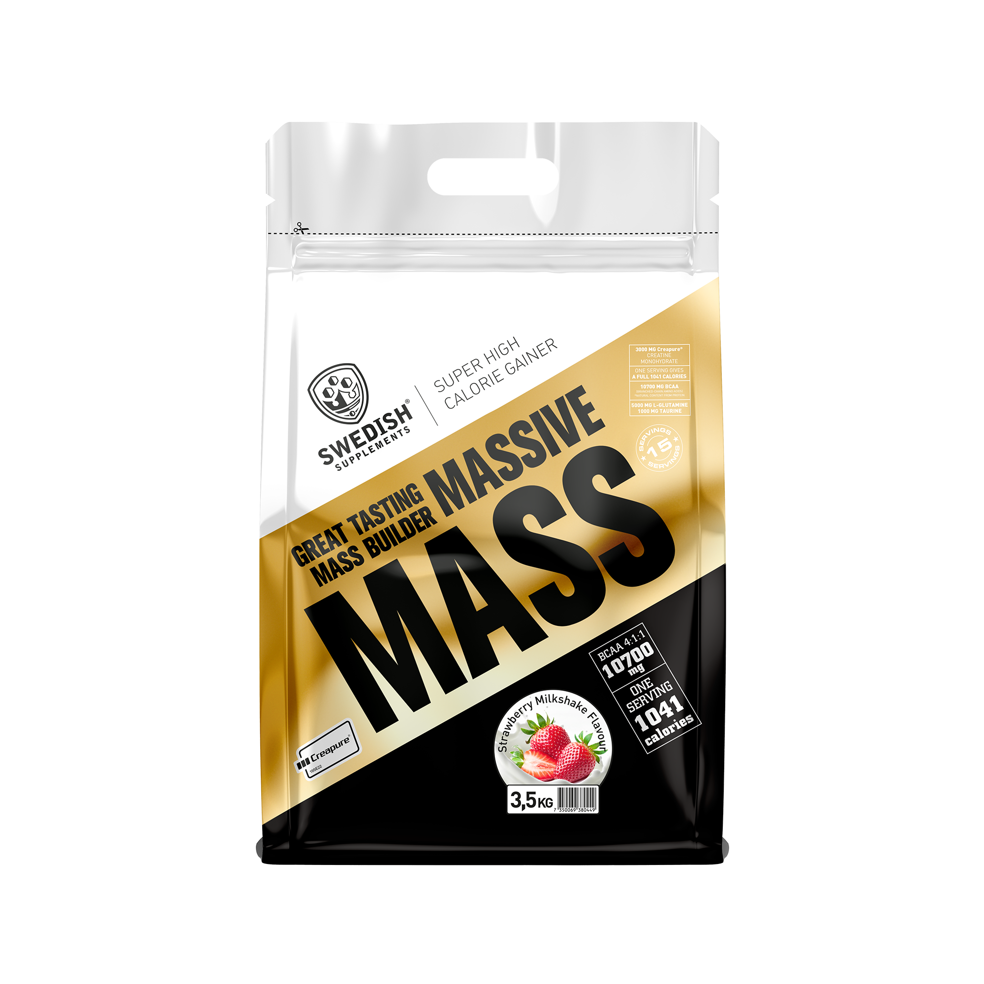 Swedish Supplement Massive Mass 3.5 kg Gainer