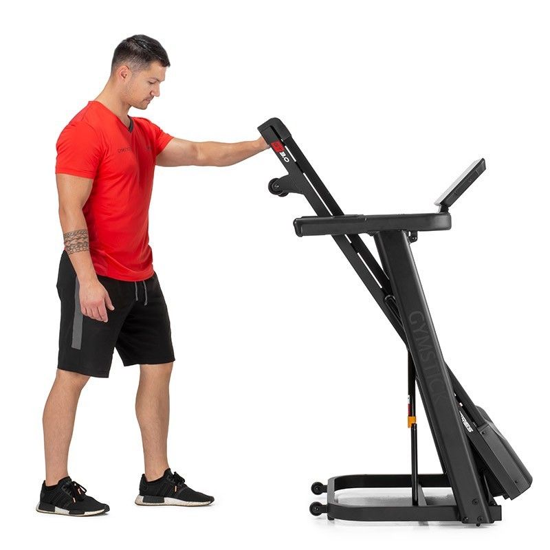 Gymstick GT3.0 – Löpband med motoriserad lutning och 120 kg maxvikt för seriös hemmaträning