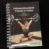 Sportlab Träningsdagbok Tyngdlyftning