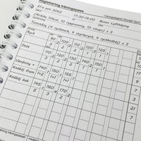 Sportlab Träningsdagbok Tyngdlyftning