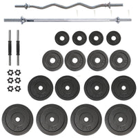 Barbell & Ez Bar Set 55 Kg.