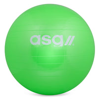 ASG Grön Fitnessboll – 65 cm Träningsboll för Balans, Bål & Funktionell Styrka