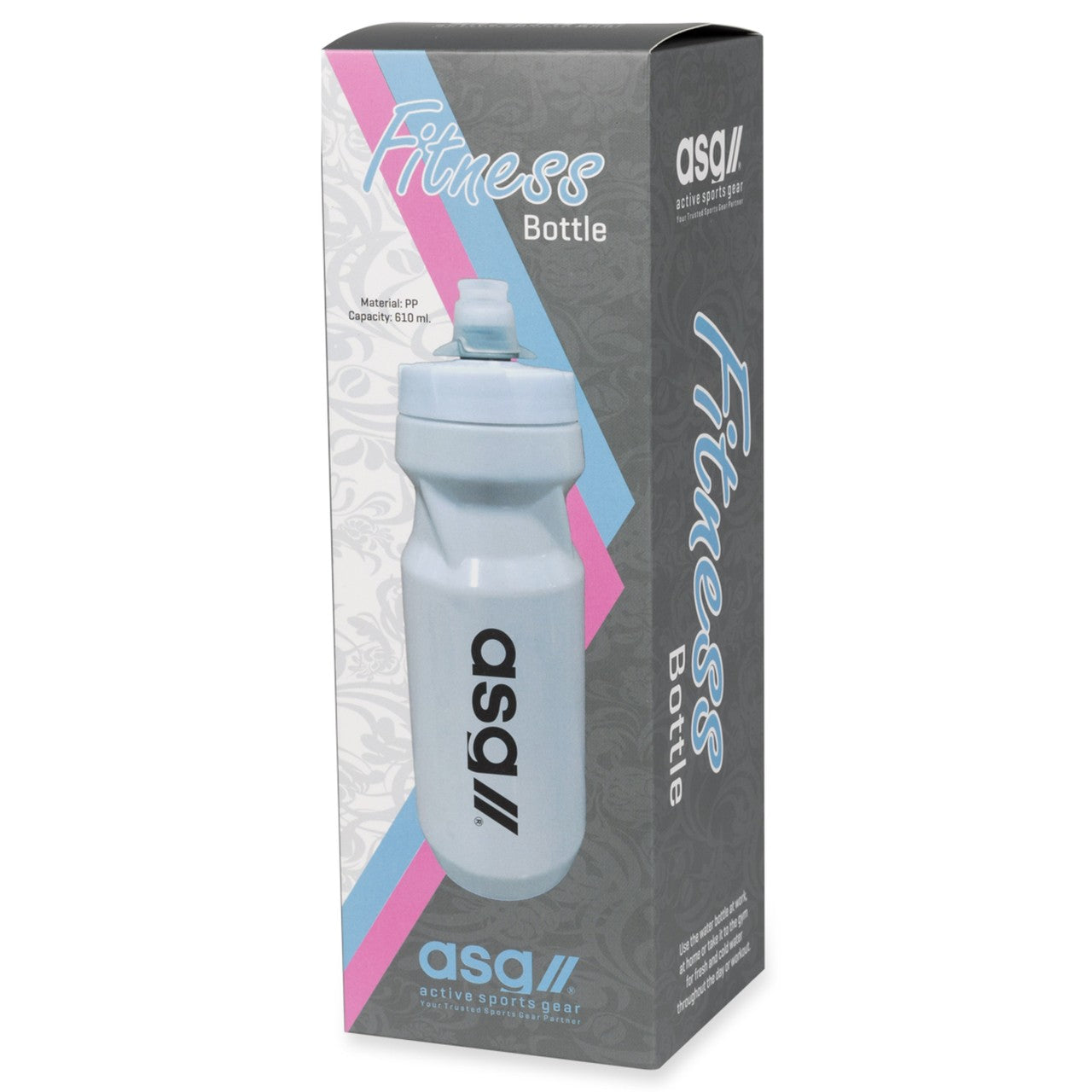 ASG Vit Drickflaska – 610 ml