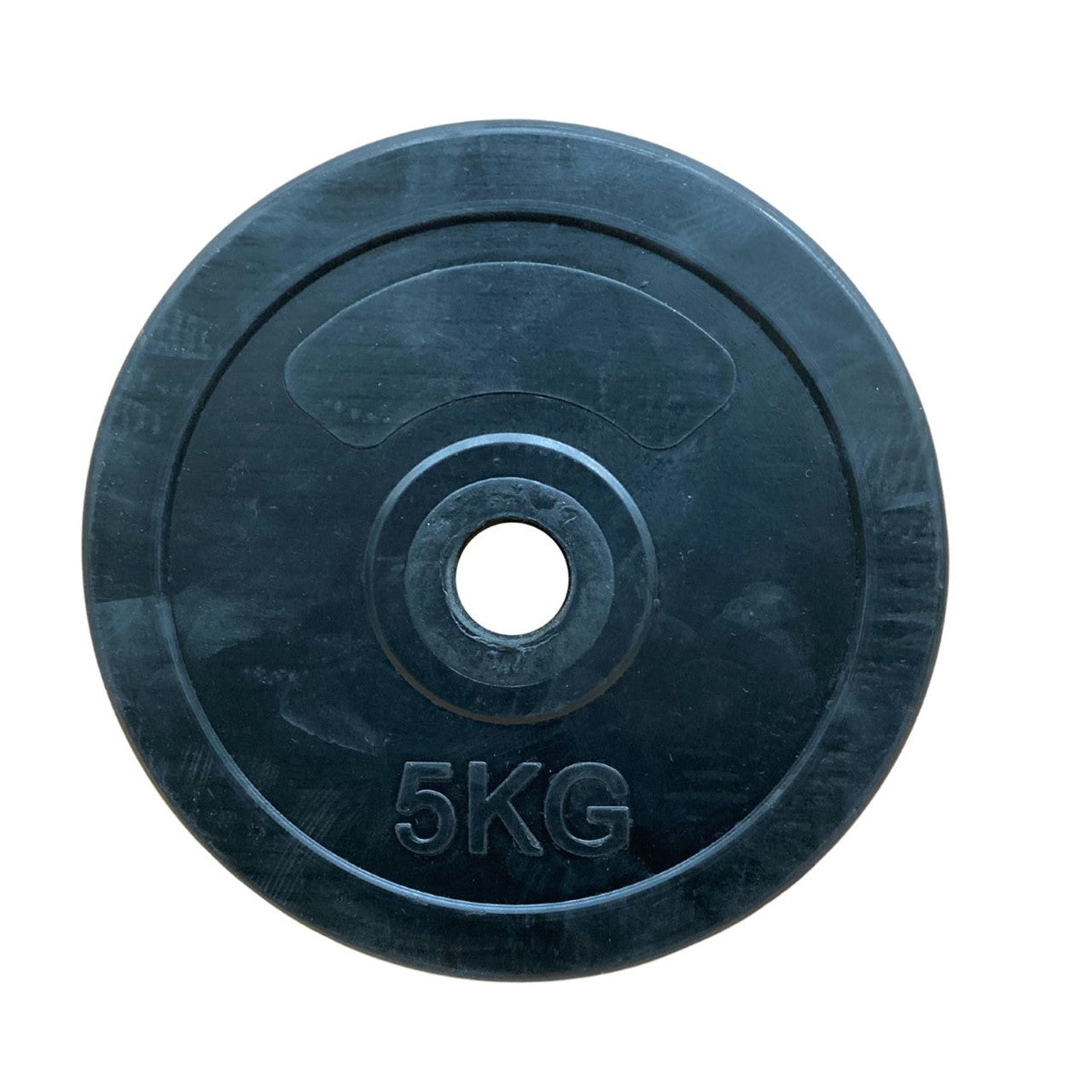 Gummerad Viktskiva 5 kg – Ø30 mm för Standardstång