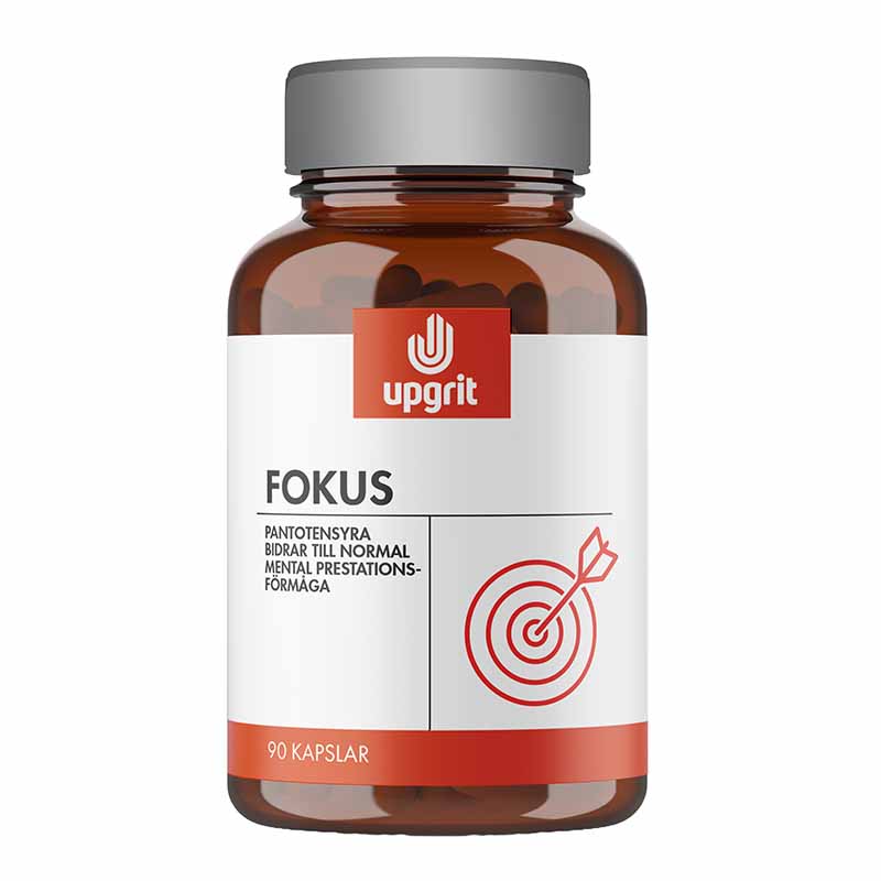 Upgrit Fokus – Kosttillskott för Mental Skärpa, Energi och Prestationsförmåga