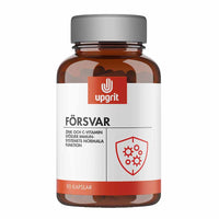 Upgrit Försvar – C-vitamin, L-Lysin & Zink för Immunstöd och Återhämtning