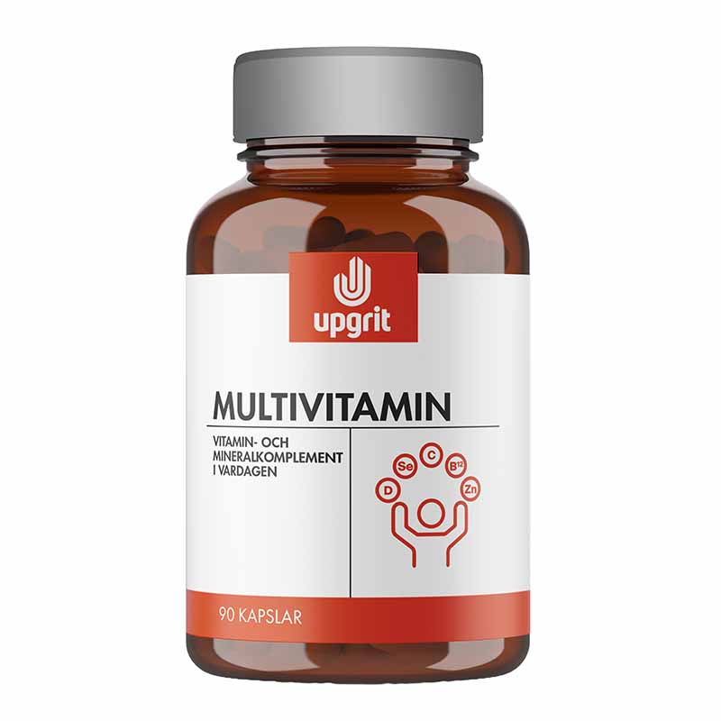 Upgrit Multivitamin – 90 kapslar med Dagligt Stöd för Immunförsvar