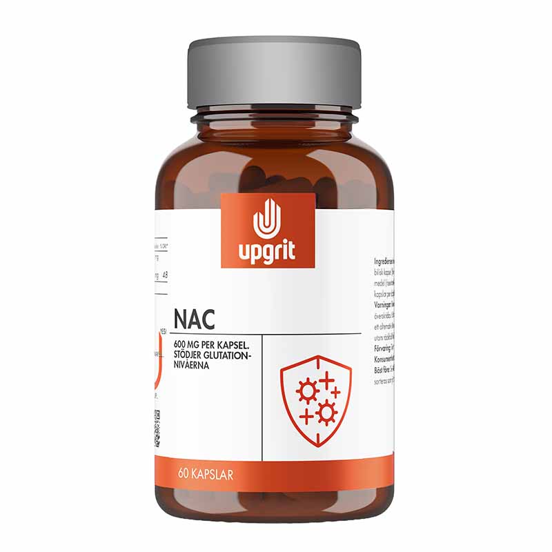 Upgrit NAC – 60 kapslar med N-Acetyl L-Cystein