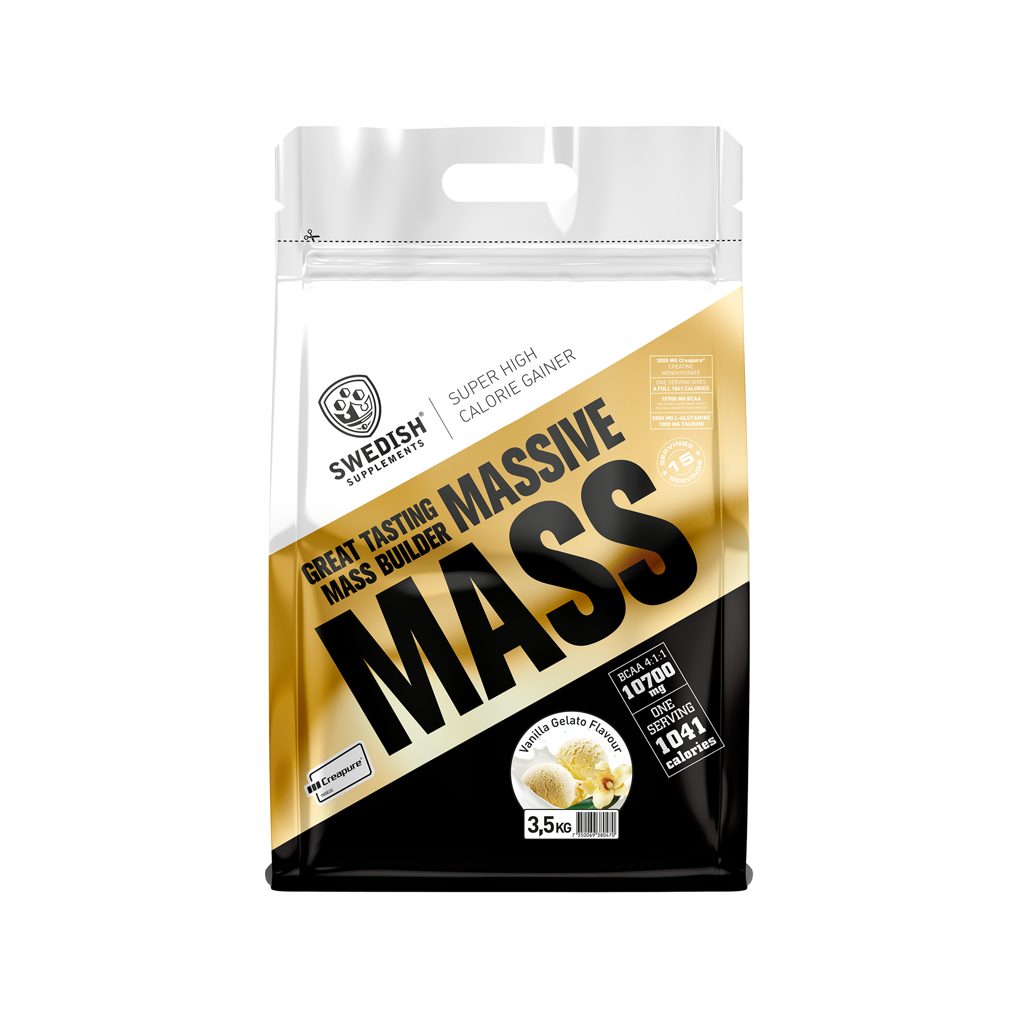 Swedish Supplement Massive Mass 3.5 kg Gainer