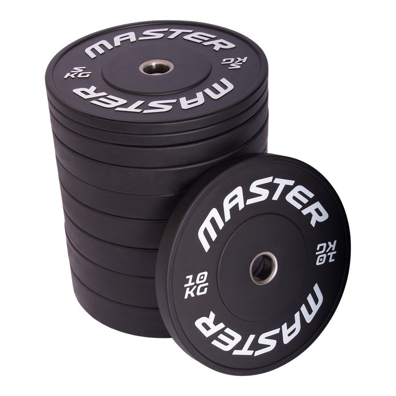 Master Fitness Crossfit Viktskivor Set 150 kg – byggt för hårda pass och många drops