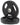 Master Fitness Viktskivor 50 mm Svart gummi 1.25 - 25 kg