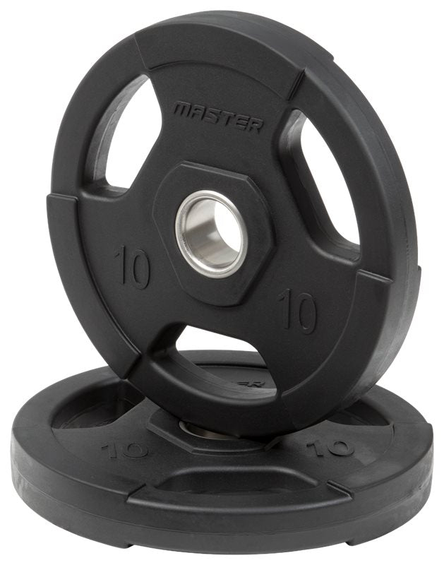 Master Fitness Viktskivor 50 mm Svart gummi 1.25 - 25 kg