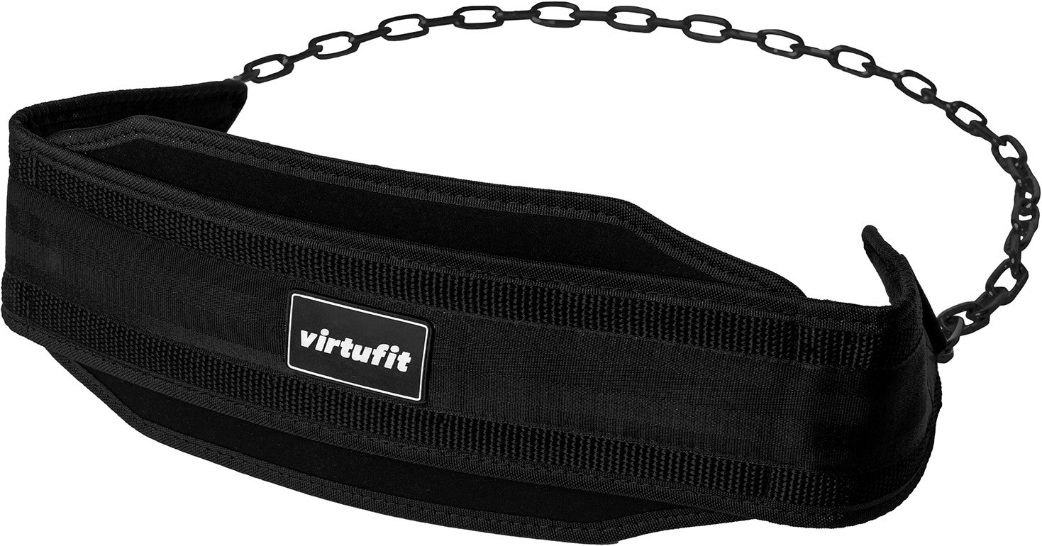 Virtufit Nylon Dip Belt, black
