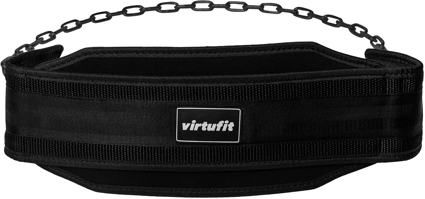 Virtufit Nylon Dip Belt, black