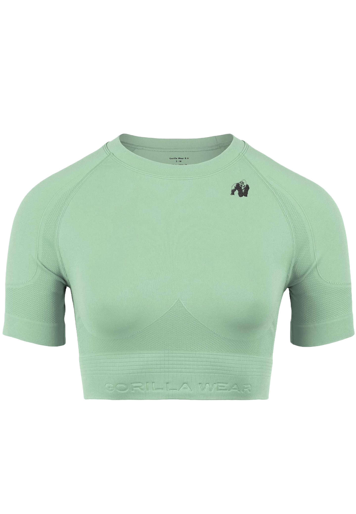 Gorilla Wear Whitney Seamless Crop Top, Grön