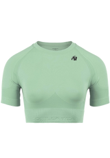Gorilla Wear Whitney Seamless Crop Top, Grön