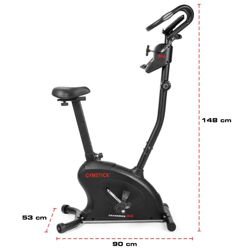 Gymstick Crank Bike X4 – Motionscykel med både fot- och handpedaler för helkroppsträning